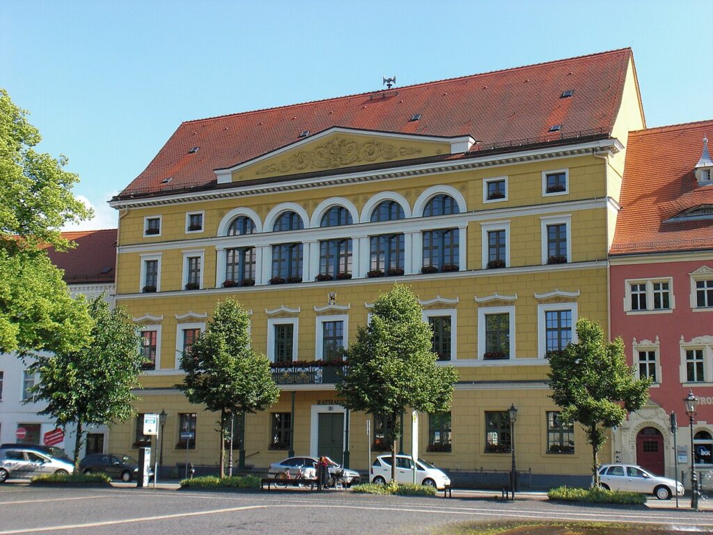 Das Rathaus von Delitzsch